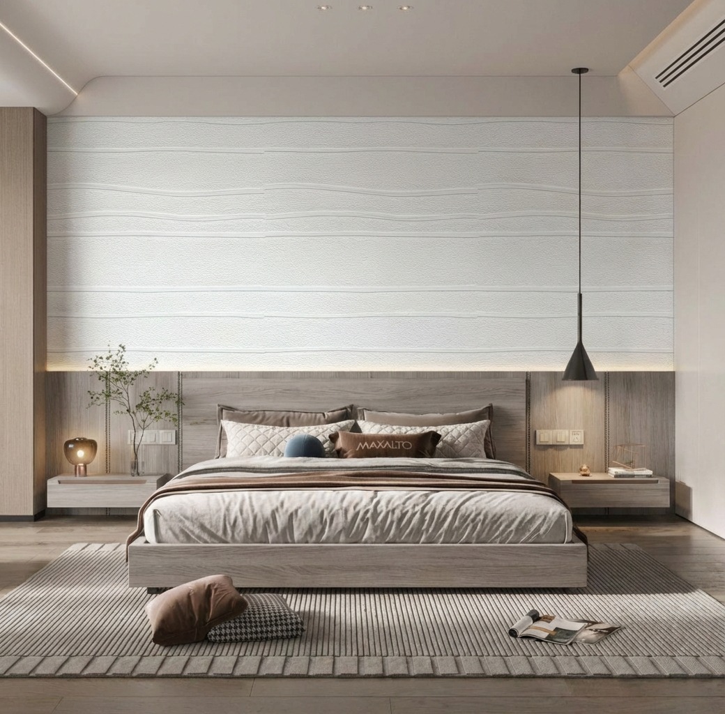 Giấy D&aacute;n Tường Nhật Bản M&atilde; Ba6289 M&agrave;u Xanh Chống Thấm Tốt Gi&aacute; Rẻ