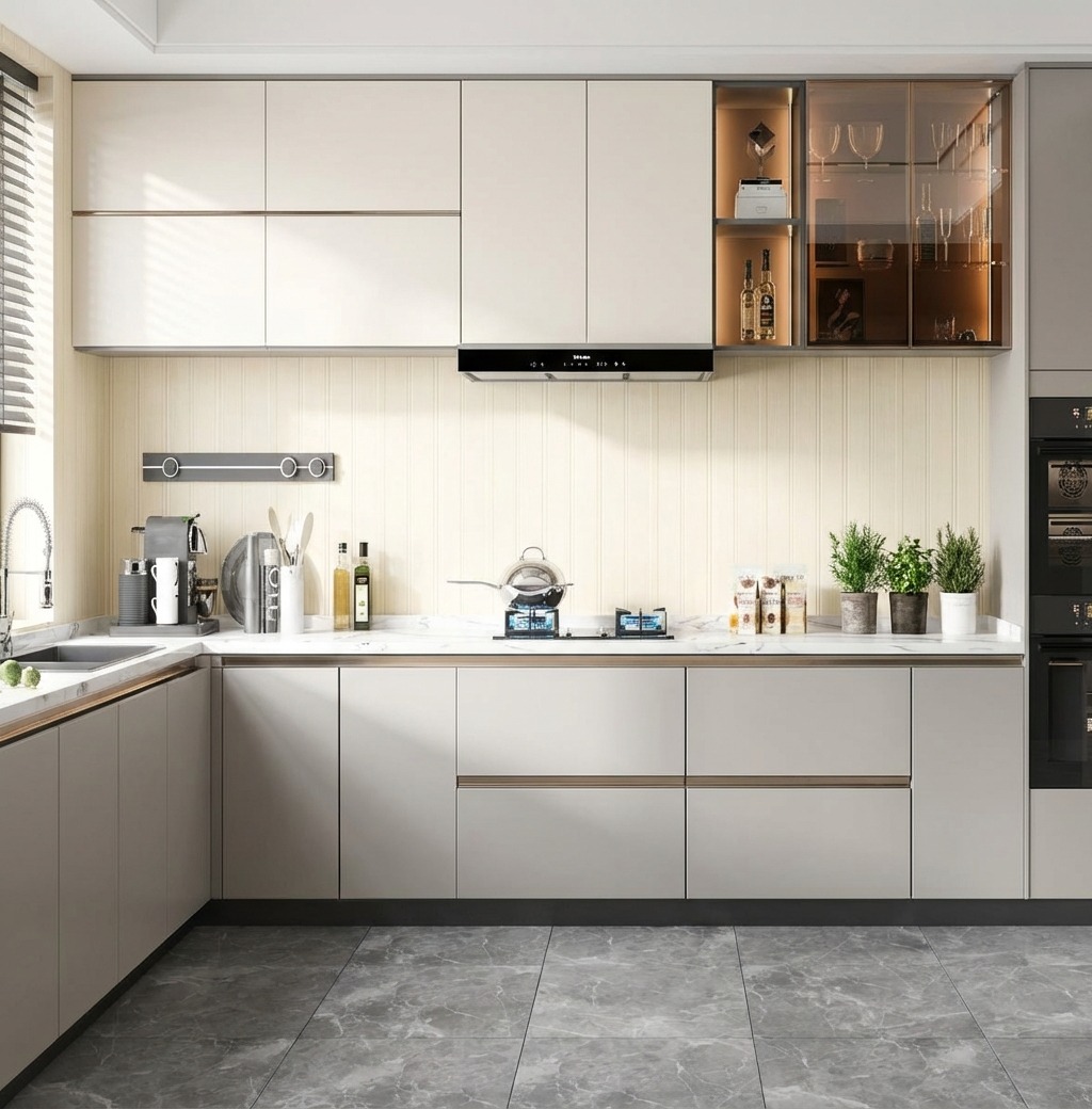 Giấy D&aacute;n Tường Nhật Bản M&atilde; Ba6353 M&agrave;u Kem Chất Lượng Chống Thấm Tốt