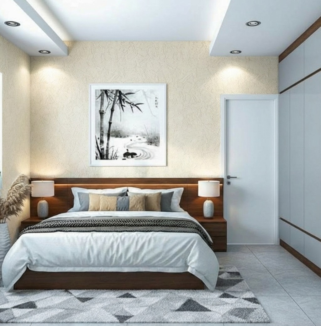 Giấy D&aacute;n Tường Nhật Bản M&atilde; Bb8373 M&agrave;u Trắng Kem Tinh Kh&ocirc;i