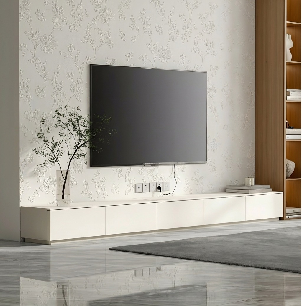 Giấy D&aacute;n Tường Nhật Bản M&atilde; Bb8789 M&agrave;u Kem Hoạ Tiết C&agrave;nh Hoa