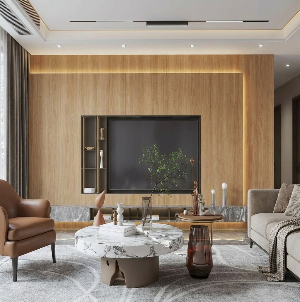 Giấy D&aacute;n Tường Nhật Bản M&atilde; Hf-1028_R01 M&agrave;u N&acirc;u V&acirc;n Giả Gỗ Chống Thấm