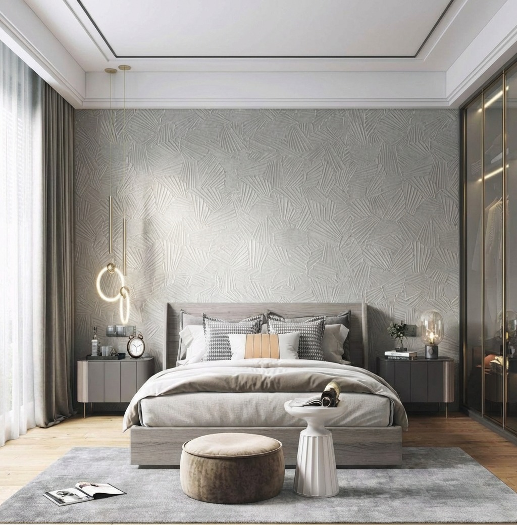 Giấy Dán Tường Nhật Bản Mã Th-8592_R01 Màu Xám Nhạt Nhẹ Nhàng Giấy Dán Tường Nhật Bản Mã Th-8592_R01 Màu Xám Nhạt Nhẹ Nhàng