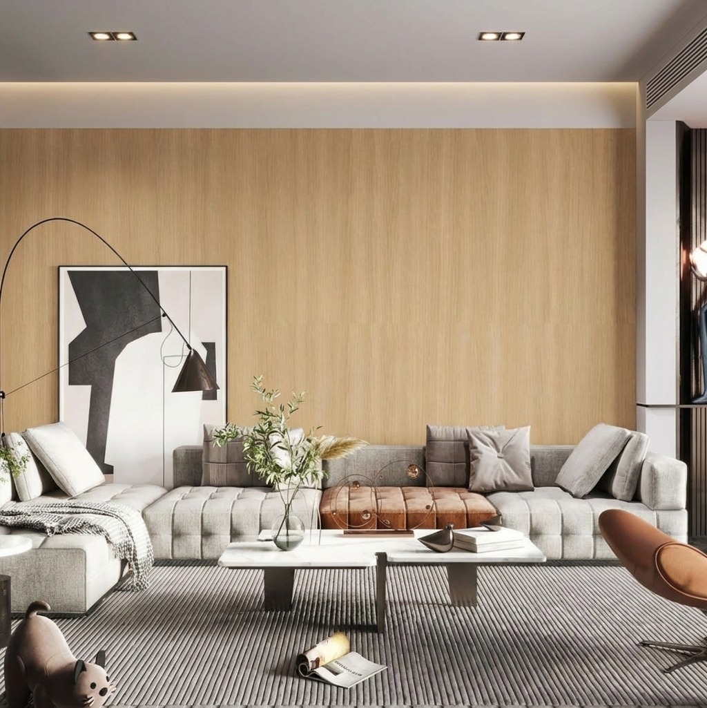 Giấy Dán Tường Nhật Bản Mã Th-8945_R01 Màu Vàng Vân Vân Sọc Giả Gỗ Giấy Dán Tường Nhật Bản Mã Th-8945_R01 Màu Vàng Vân Vân Sọc Giả Gỗ