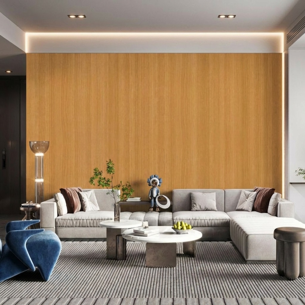 Giấy D&aacute;n Tường Nhật Bản M&atilde; Th-8946_R01 M&agrave;u V&agrave;ng V&acirc;n Gỗ Chống Thấm