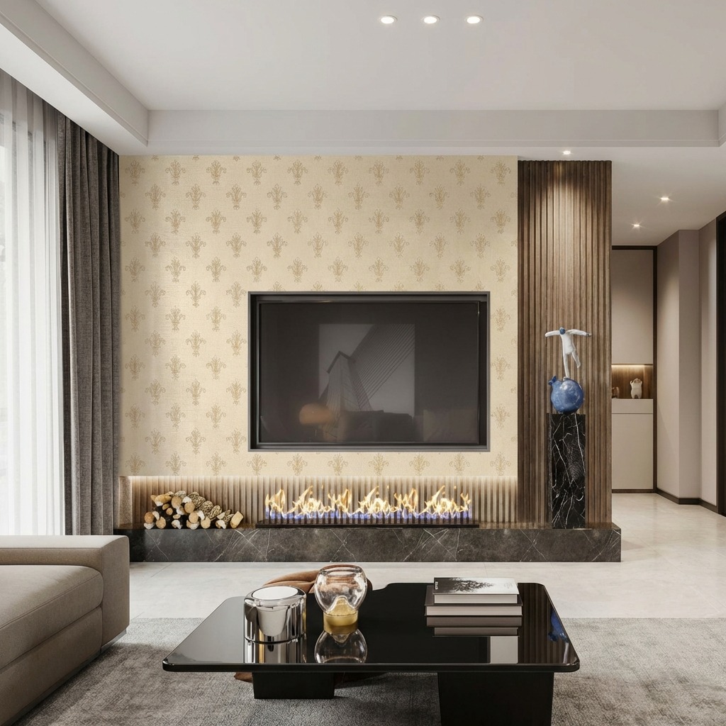 Giấy D&aacute;n Tường The Basics M&agrave;u Kem M&atilde; N0111 Nhẹ Nh&agrave;ng Ấm &Aacute;p 