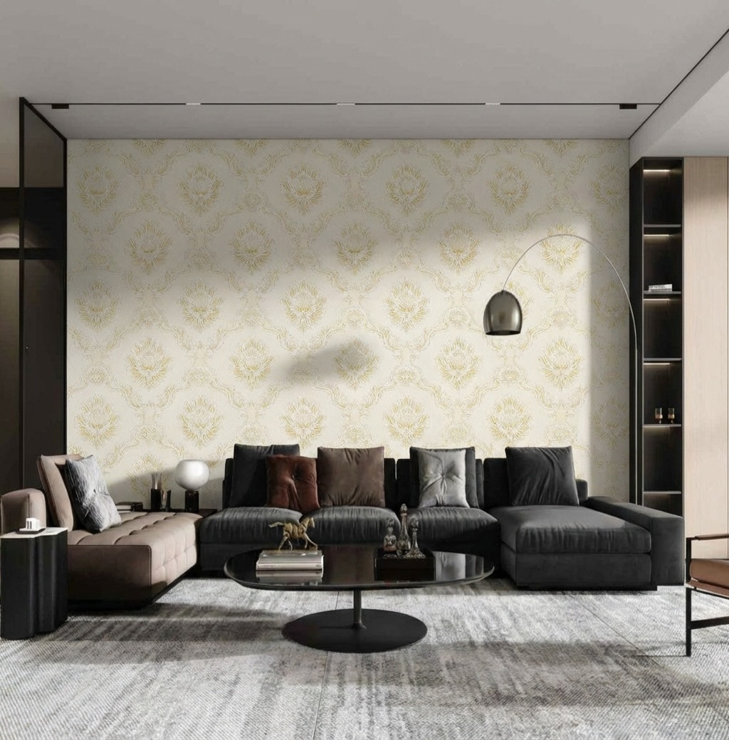 Giấy D&aacute;n Tường The Basics M&agrave;u Trắng M&atilde; N0102 Họa Tiết Đẹp 