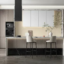 Giấy Dán Tường Cassia Mã 8671-2 Vàng Nhạt Sọc Dọc Mờ Thanh Lịch