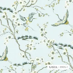 Giấy Dán Tường Hàn Quốc Xavia Mã 3905-1 Hoạ Tiết Chim Và Hoa Giấy Dán Tường Hàn Quốc Xavia Mã 3905-1 Hoạ Tiết Chim Và Hoa
