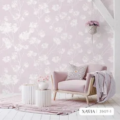 Giấy Dán Tường Hàn Quốc Xavia Mã 3907-1 Màu Hồng Hoạ Tiết Hoa Giấy Dán Tường Hàn Quốc Xavia Mã 3907-1 Màu Hồng Hoạ Tiết Hoa