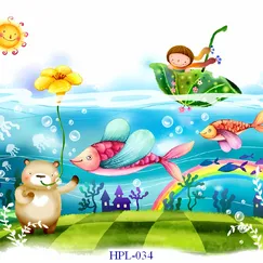 Giấy Dán Tường Phòng Ngủ Cho Bé Hoạ Tiết Thế Giới Dưới Nước - HPL-034 Giấy Dán Tường Phòng Ngủ Cho Bé Hoạ Tiết Thế Giới Dưới Nước - HPL-034