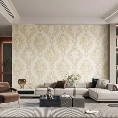 Giấy Dán Tường The Basics Màu Nâu Mã N0105 Hoa Văn Cổ Điển 