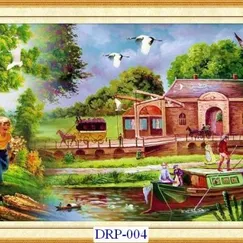 Tranh Dán Tường Lãng Mạn DRP-004: Quê Hương Thanh Bình Tranh Dán Tường Lãng Mạn DRP-004: Quê Hương Thanh Bình