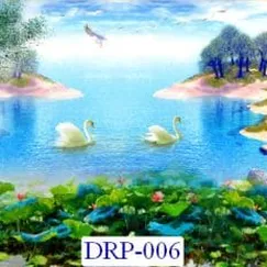 Tranh Dán Tường Lãng Mạn DRP-006: Hồ Thiên Nga Tranh Dán Tường Lãng Mạn DRP-006: Hồ Thiên Nga