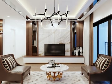 Khay gỗ chữ nhật đựng đồ ăn trang trí