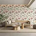 Giấy Dán Tường Art Deco Mã 8263-2 Trắng Ngà Hoa Hồng Tươi Tắn