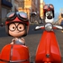 Tranh Dán Tường 3d Mr. Peabody Và Chú Chó Sherman - DW-233