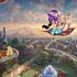 Tranh Dán Tường Trẻ Em Aladdin Và Jasmine Trên Thảm Bay Mã DW-255