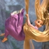 Tranh Dán Tường Hoạt Hình: Rapunzel Và Mái Tóc Vàng DW-080