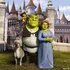 Tranh Dán Tường Hoạt Hình: Shrek Và Fiona Trước Lâu Đài DW-092