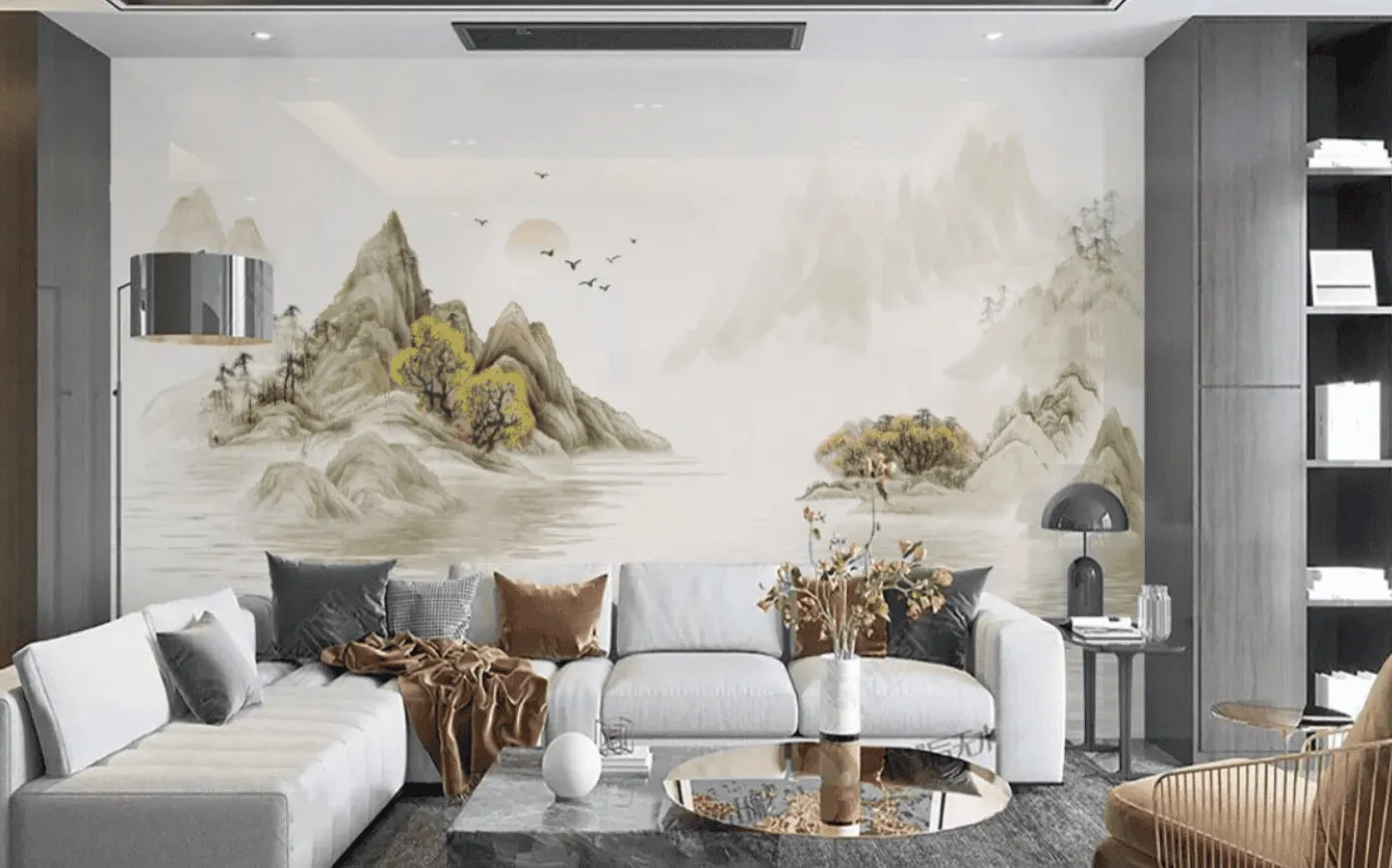 102+ Mẫu tranh thủy mặc, đẹp, mang nhiều ý nghĩa, in theo yêu cầu