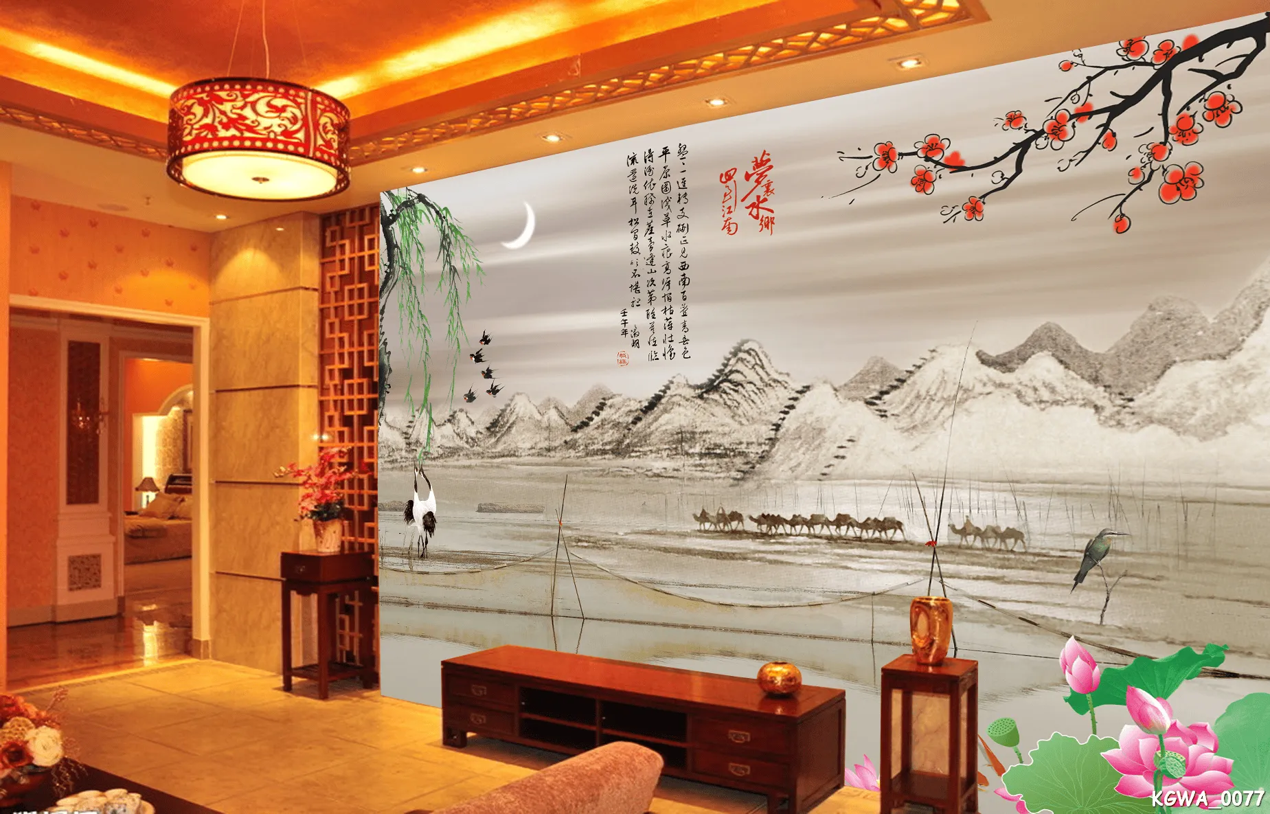 102+ Mẫu tranh thủy mặc, đẹp, mang nhiều ý nghĩa, in theo yêu cầu