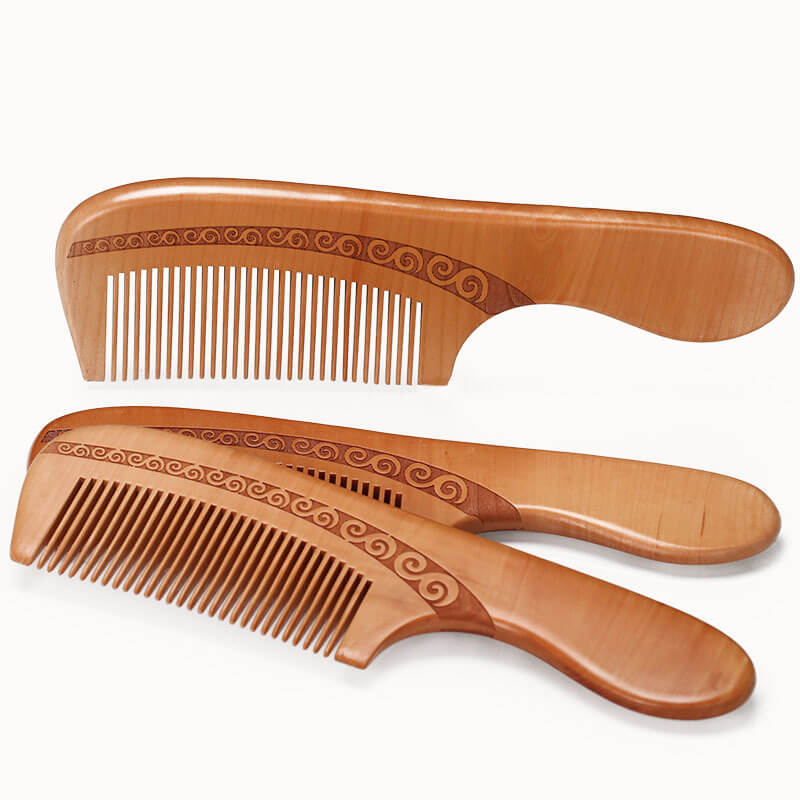 lược gỗ đào tự nhiên chống rụng tóc lược gỗ đào tự nhiên chống rụng tóc