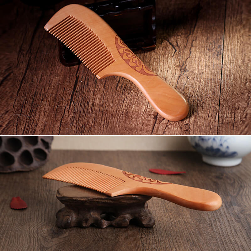 lược gỗ đào tự nhiên chống tĩnh điện tóc lược gỗ đào tự nhiên chống tĩnh điện tóc