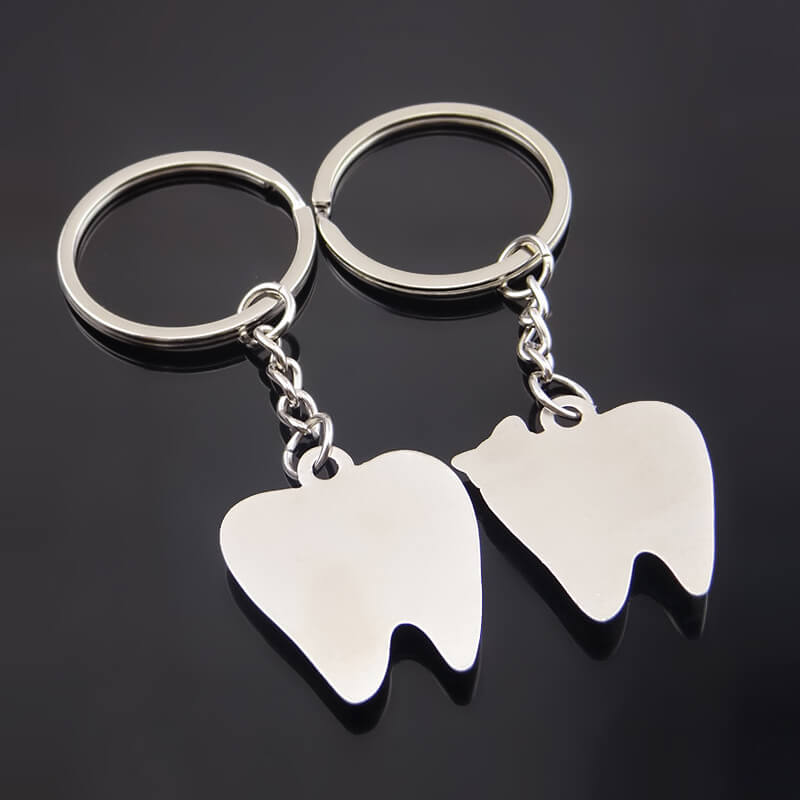 móc chìa khóa đôi hình cái răng móc chìa khóa đôi hình cái răng