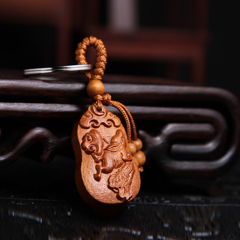 móc chìa khóa gỗ con thỏ móc chìa khóa gỗ con thỏ