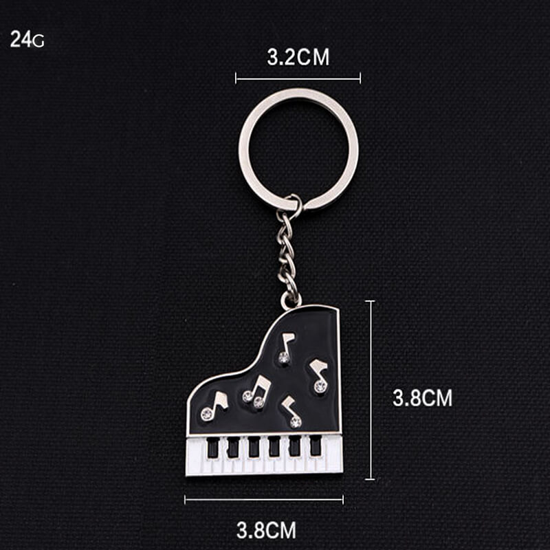 Móc chìa khóa hình đàn piano Móc chìa khóa hình đàn piano