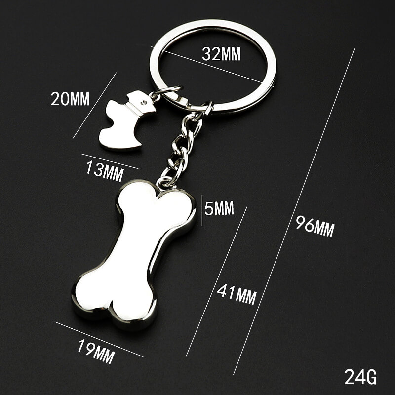 Móc chìa khóa hình khúc xương cún cưng Móc chìa khóa hình khúc xương cún cưng