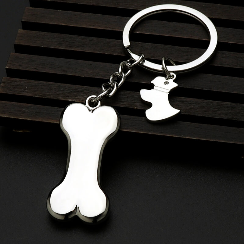 Móc chìa khóa hình khúc xương cún cưng Móc chìa khóa hình khúc xương cún cưng