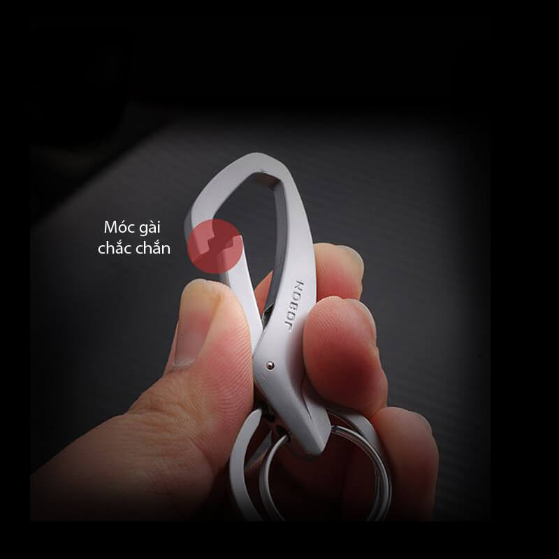 móc chìa khóa jobon zb-197 màu trắng móc chìa khóa jobon zb-197 màu trắng