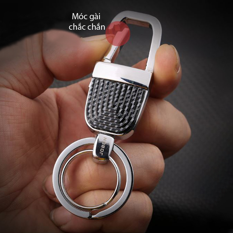 móc chìa khóa ô tô Jobon ZB-8720A màu trắng móc chìa khóa ô tô Jobon ZB-8720A màu trắng