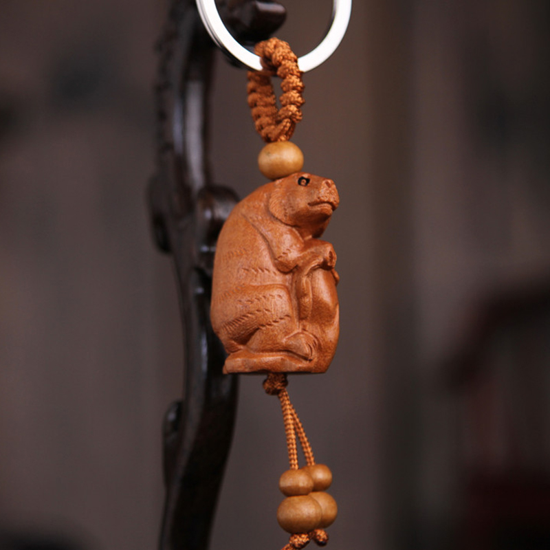 móc khóa bằng gỗ đào hình con hổ móc khóa bằng gỗ đào hình con hổ