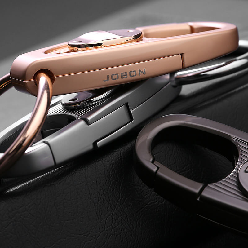 Móc khóa cao cấp Jobon ZB-103 màu đen Móc khóa cao cấp Jobon ZB-103 màu đen