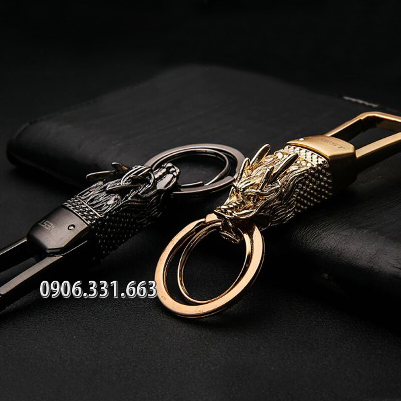 móc khóa đầu rồng móc khóa đầu rồng