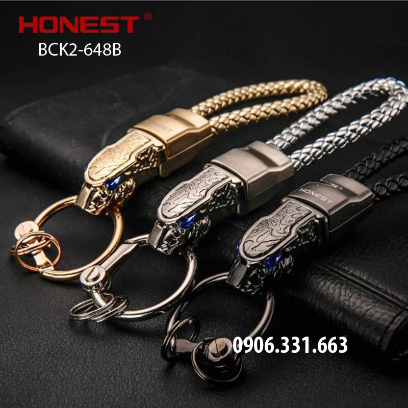 móc khóa dây da BCK2-648B móc khóa dây da BCK2-648B