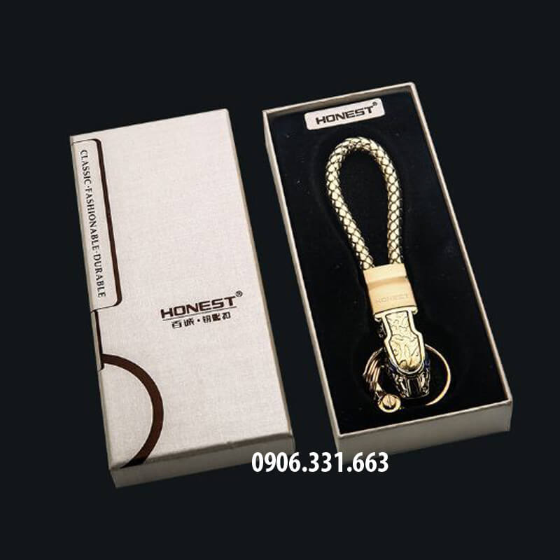 móc khóa dây da BCK2-648B móc khóa dây da BCK2-648B