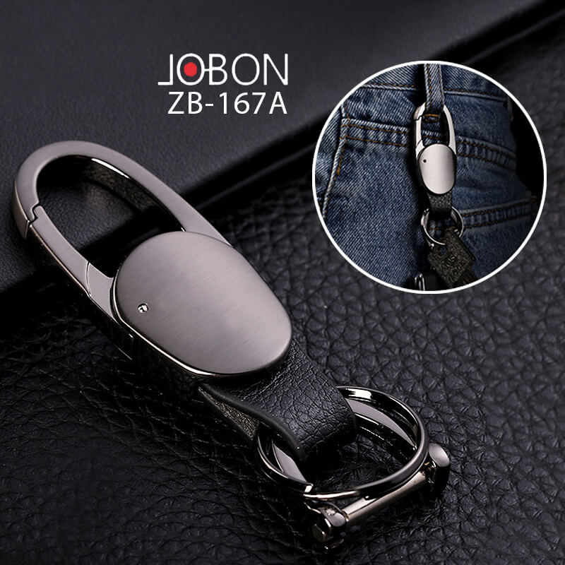 Móc khóa đeo thắt lưng Jobon ZB-167A màu đen Móc khóa đeo thắt lưng Jobon ZB-167A màu đen