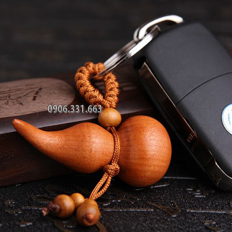 móc khóa gỗ hình hồ lô móc khóa gỗ hình hồ lô