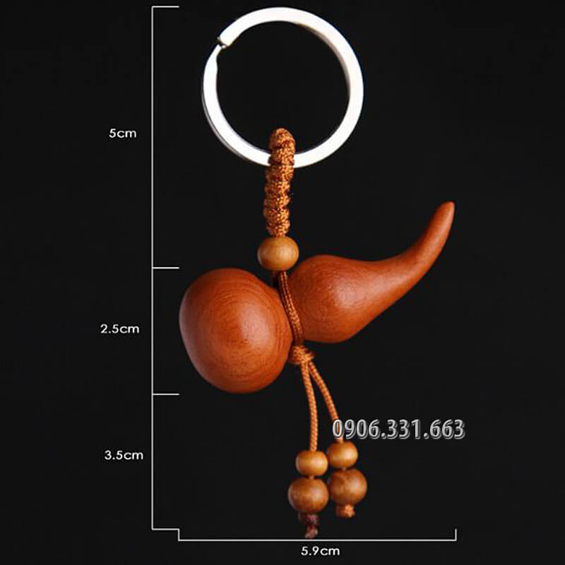 móc khóa gỗ hình hồ lô móc khóa gỗ hình hồ lô