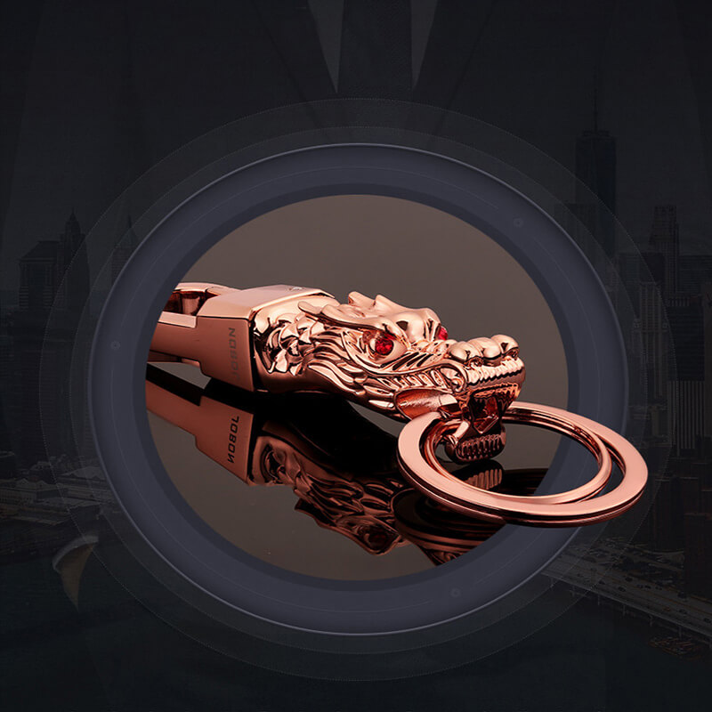 Móc khóa hình đầu rồng Jobon ZB-8773 màu vàng Móc khóa hình đầu rồng Jobon ZB-8773 màu vàng