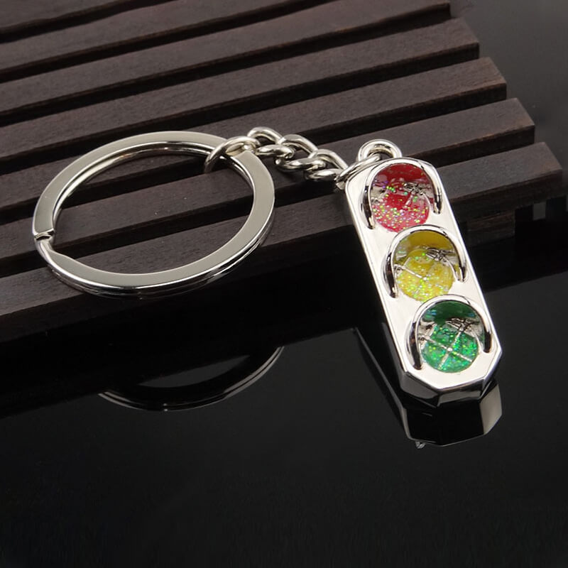 móc khóa hình đèn giao thông mini móc khóa hình đèn giao thông mini