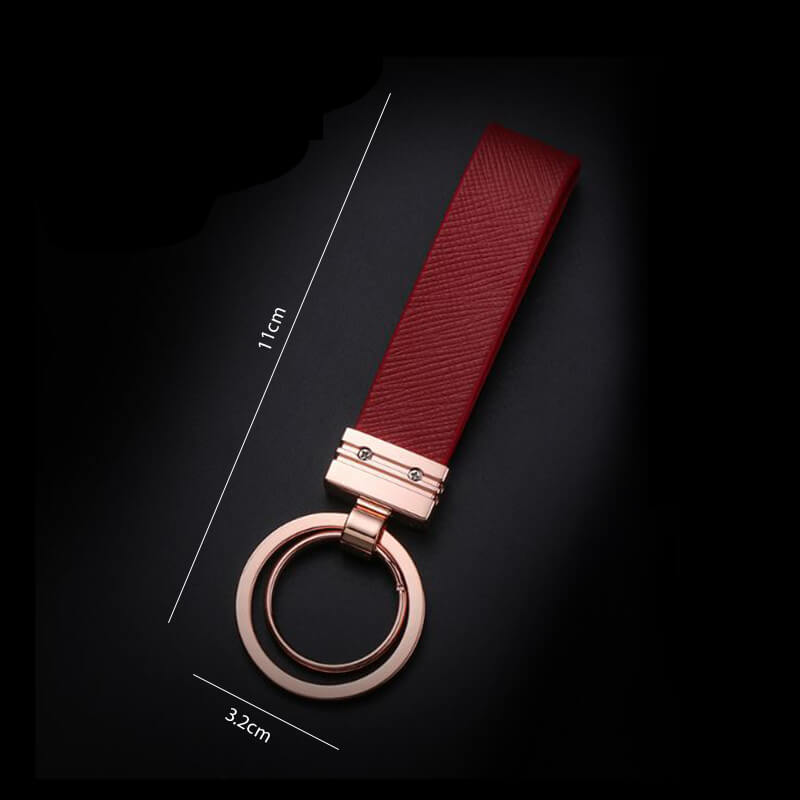 móc khóa Jobon ZB-8777A dây da màu đỏ móc khóa Jobon ZB-8777A dây da màu đỏ