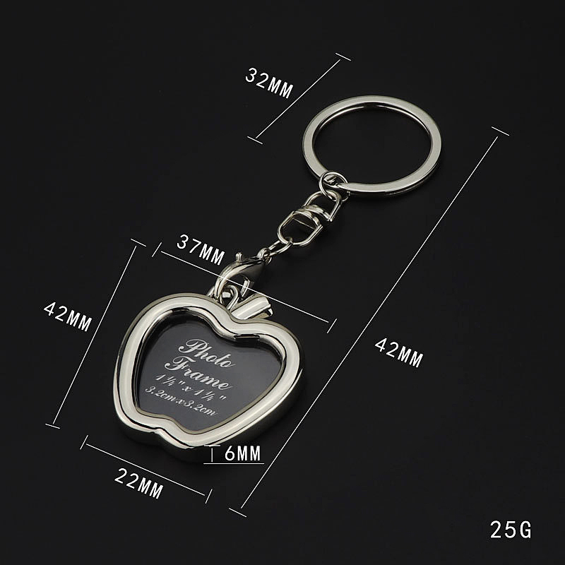 Móc khóa khung hình quả táo Móc khóa khung hình quả táo