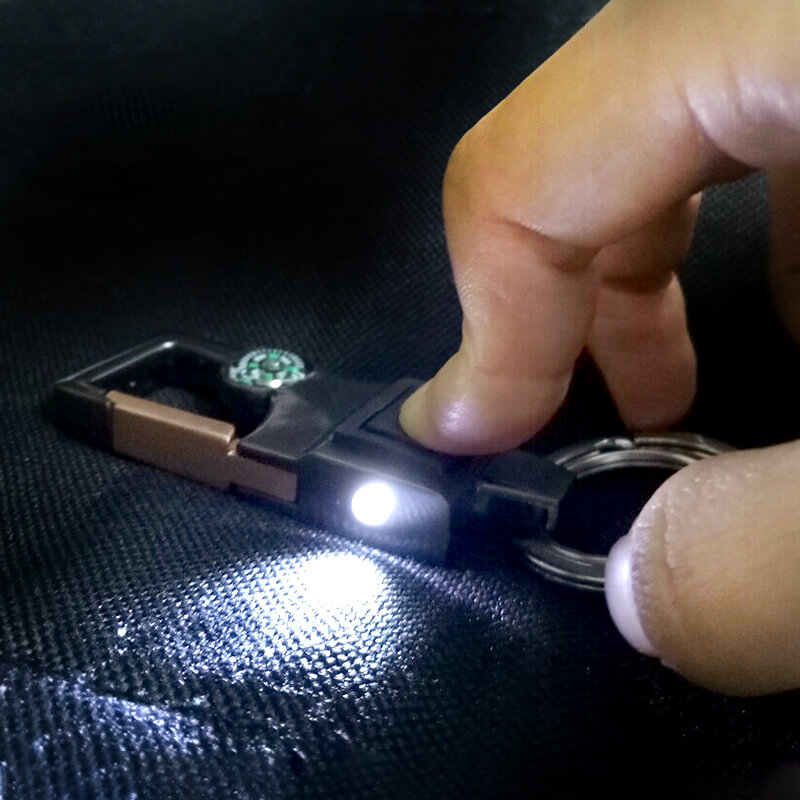 Móc khóa kiêm đèn pin la bàn SK-090 Móc khóa kiêm đèn pin la bàn SK-090