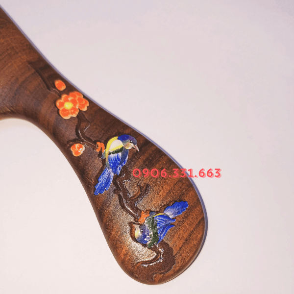 Lược gỗ đàn hương đôi chim uyên ương Lược gỗ đàn hương đôi chim uyên ương