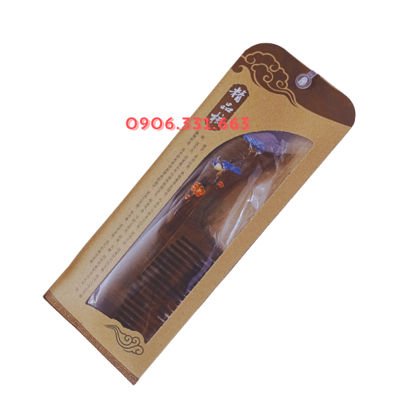Lược gỗ đàn hương đôi chim uyên ương Lược gỗ đàn hương đôi chim uyên ương