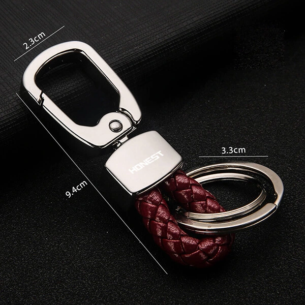 Móc khóa ô tô Honest BCK2-563 dây da Móc khóa ô tô Honest BCK2-563 dây da